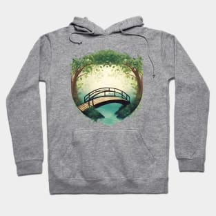 wooden bridge and botany Hoodie